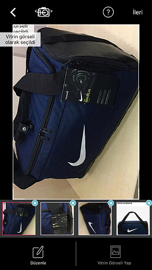 Etiketli Orjinal Nike Spor Çanta