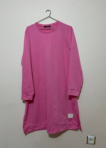 Pembe Midi Kadın Tunik