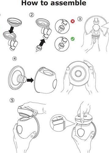 Pembe Elektrikli Göğüs Pompası - Görsel 2