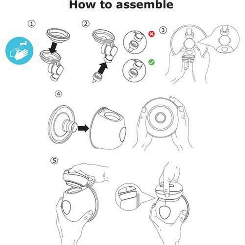 Pembe Elektrikli Göğüs Pompası - Görsel 2