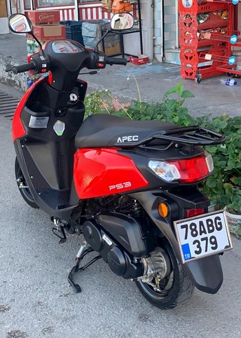 Koyu Kırmızı Apec Motosiklet Kaskı - Görsel 3