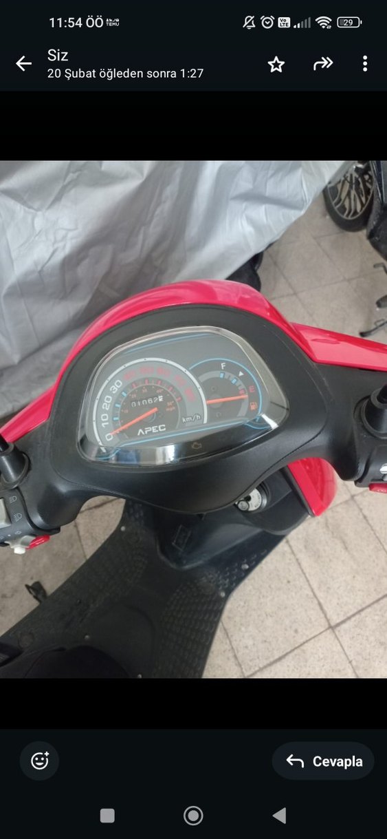 Koyu Kırmızı Apec Motosiklet Kaskı - Görsel 2