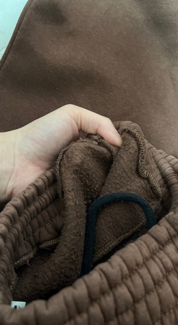 Kadın Kahverengi Rahat Kapüşonlu Eşofman Takımı - Görsel 4