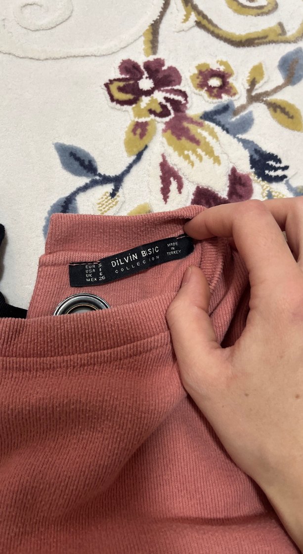 Bordo Kadın Süet Sweatshirt - Görsel 5