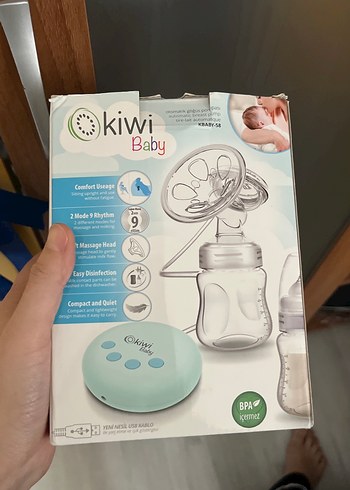 Okıwi Baby Mavi Göğüs Pompası