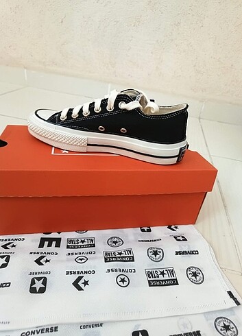37 Beden siyah Renk Converse Chucky Taylor swift 70 Kutulu etiketli barkodlu 36 44