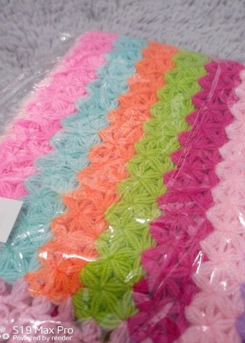 Renkli Çizgili Örgü banyo lifi - Görsel 3