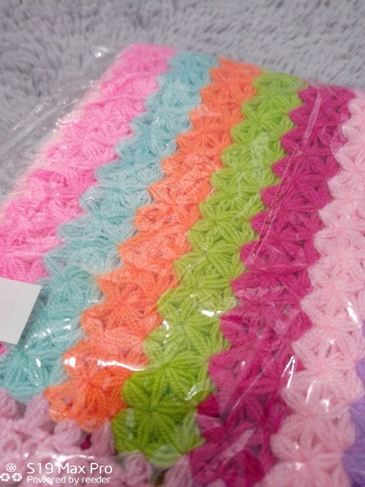 Renkli Çizgili Örgü banyo lifi - Görsel 3