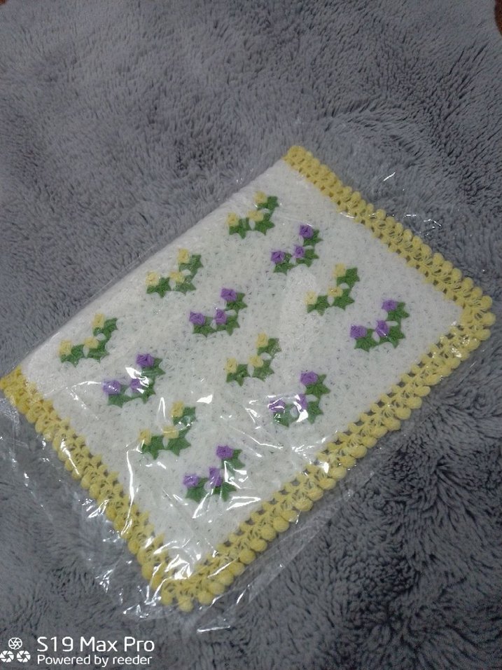 Nakışlı Çok Renkli Banyo lifi - Görsel 2