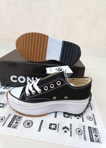Converse Siyah Platform Kadın Spor Ayakkabı - Görsel 5