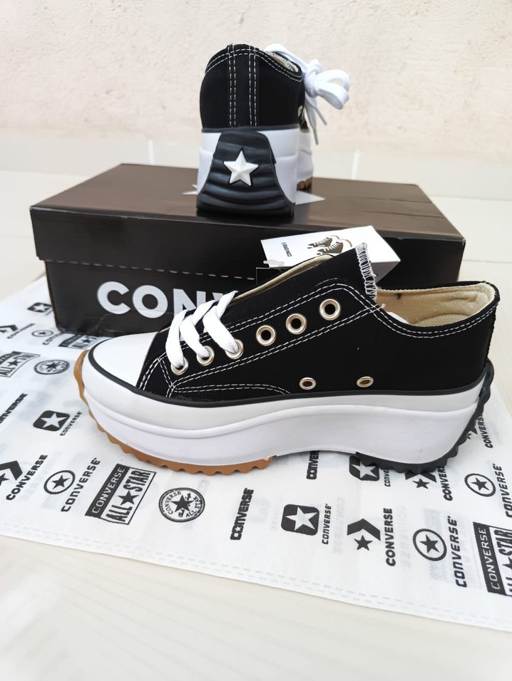 Converse Siyah Platform Kadın Spor Ayakkabı - Görsel 4