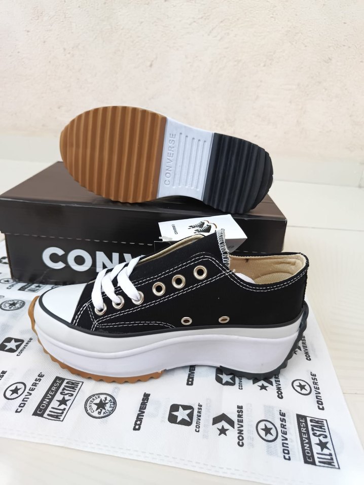 Converse Siyah Platform Kadın Spor Ayakkabı - Görsel 5
