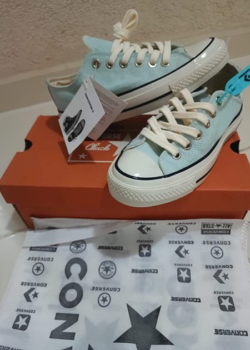 Mavi Pastel Converse Kadın Spor Ayakkabı - Görsel 2