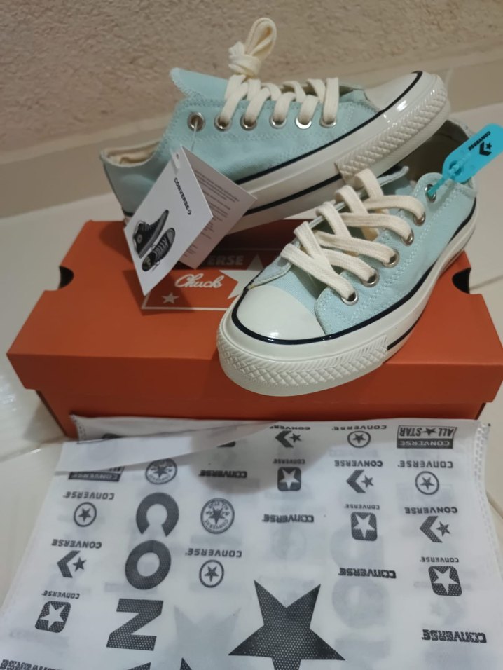 Mavi Pastel Converse Kadın Spor Ayakkabı - Görsel 2