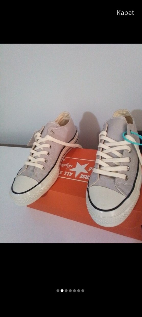 Gri Spor Ayakkabı Günlük Rahat - Görsel 2