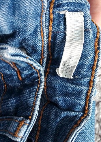 Nakışlı Mavi Kadın Midi Kot Pantolon - Görsel 3