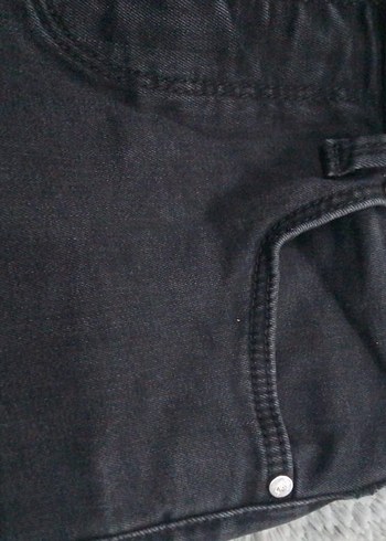 Gri Midi Boy Kadın Denim Jean - Görsel 4