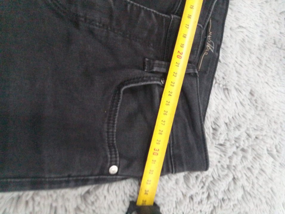 Gri Midi Boy Kadın Denim Jean - Görsel 2