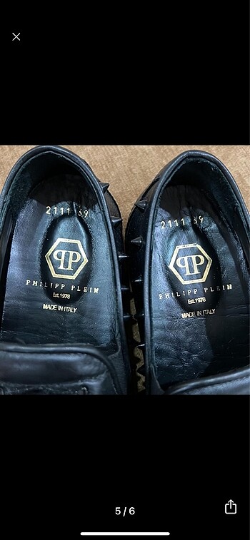 39 Beden siyah Renk PHILIPP PLEIN AYAKKABI