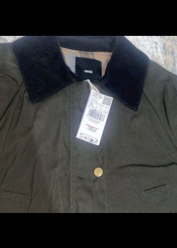 xs Beden Düğmeli yeşil mumlu Kadın parka