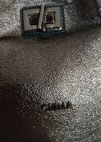 Bronz Deri Kadın Sırt Çantası - Görsel 6