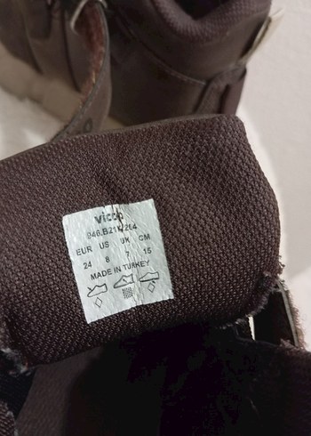 Erkek Çocuk Kahverengi Kaydırmaz Bantlı Bot - Görsel 7