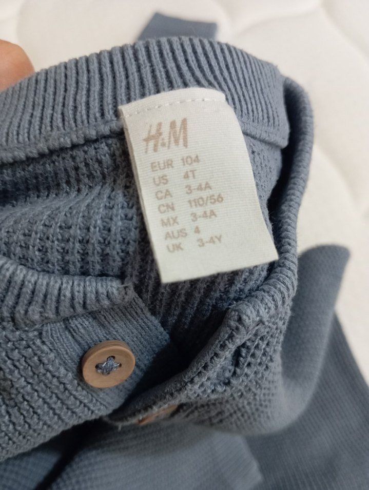 Gri Erkek Çocuk Örgü Kazak - Görsel 5
