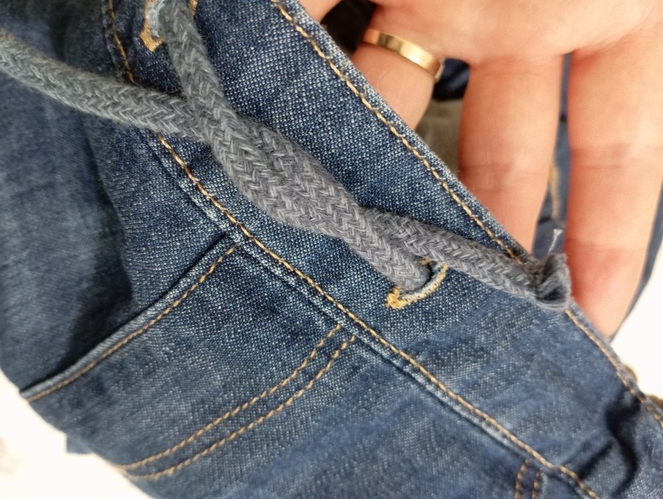 Erkek Çocuk lacivert Bol Kesim Kot Pantolon - Görsel 4