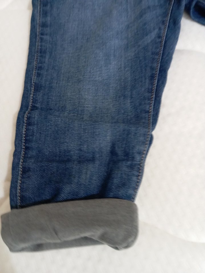 Erkek Çocuk lacivert Bol Kesim Kot Pantolon - Görsel 2