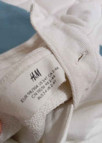 Düğmeli Kapüşonlu Erkek Çocuk Beyaz Sweatshirt - Görsel 7