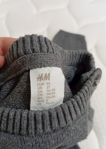 Gri Erkek çocuk Örgü Yün Kazak - Görsel 4