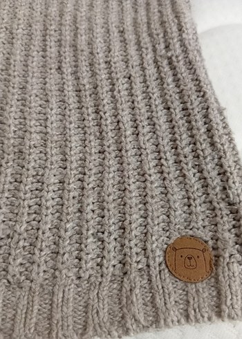 Bej Örgü Erkek Çocuk Kazak - Görsel 4