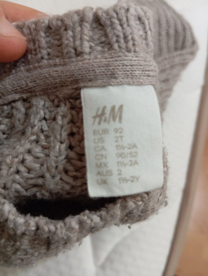 Bej Örgü Erkek Çocuk Kazak - Görsel 5