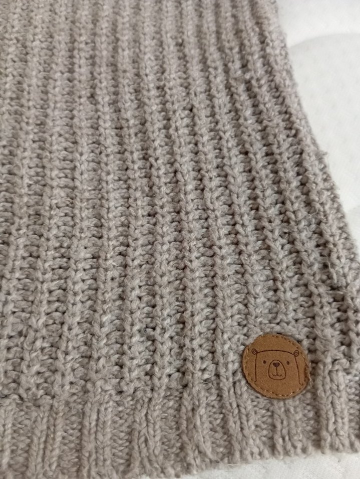 Bej Örgü Erkek Çocuk Kazak - Görsel 4