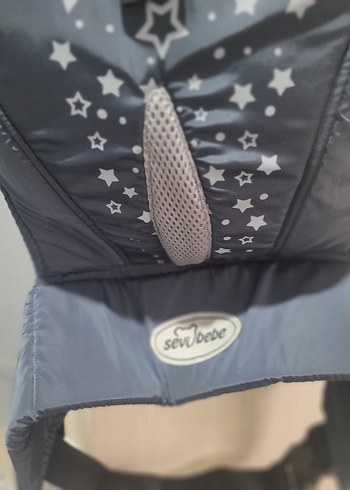 Gri Yıldız Desenli Bebek Taşıyıcı - Görsel 3