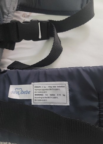 Gri Yıldız Desenli Bebek Taşıyıcı - Görsel 6