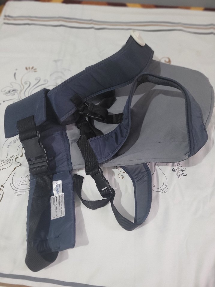 Gri Yıldız Desenli Bebek Taşıyıcı - Görsel 2