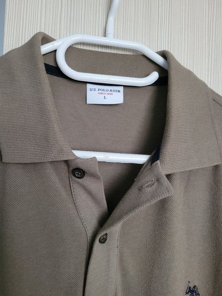 Bej Erkek Polo Tişört Kısa Kollu - Görsel 2