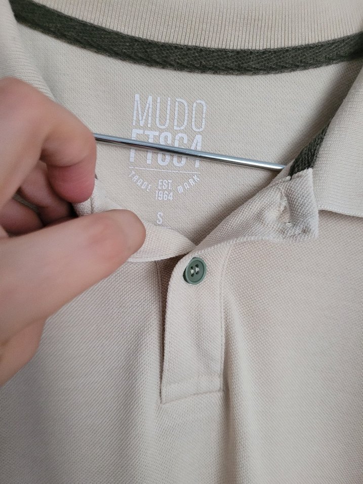 Bej Kısa Kollu Erkek Polo Tişört - Görsel 2