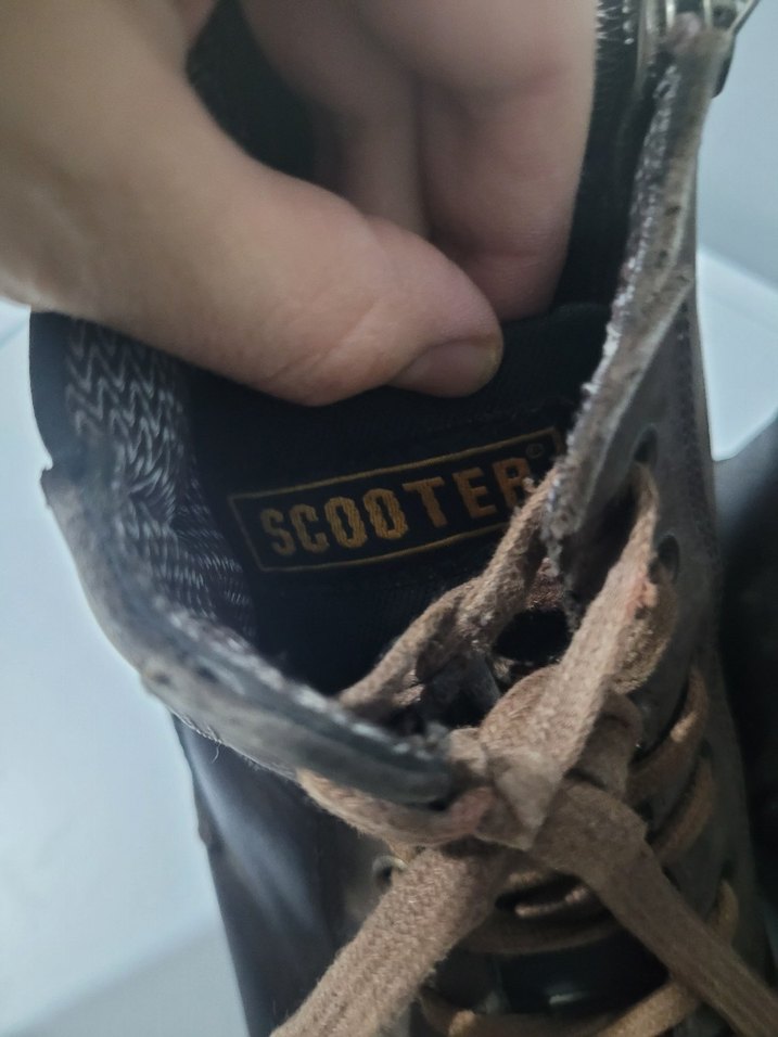 Kahverengi Deri Erkek Biker Botları - Görsel 3