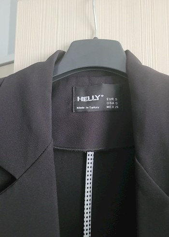 Düğmeli Siyah Kadın Blazer Ceket - Görsel 3