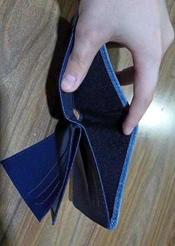 Gri Mavi Erkek Cüzdan - Görsel 4