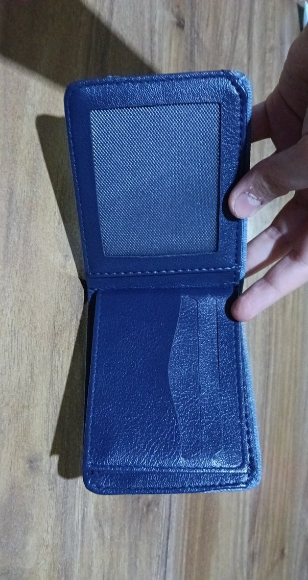 Gri Mavi Erkek Cüzdan - Görsel 2