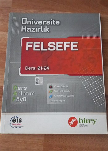 Üniversite Hazırlık Felsefe Ders Anlatım Föyü