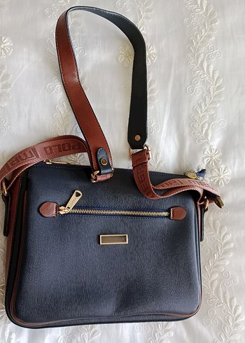 Klasik Elegans Lacivert Kadın Çanta