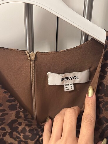 s Beden çeşitli Renk İpekyol leopar elbise