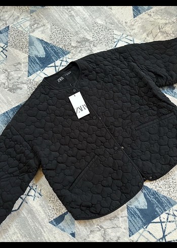 Düğmeli Siyah Kadın Ceket - Görsel 2