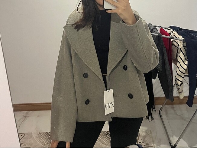 s Beden Zara Kısa Kaban