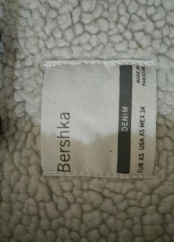 xs Beden siyah Renk Bershka Denim Mont