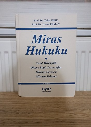Miras Hukuku Kitabı - Prof. Dr. İmre & Erman